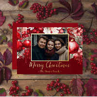 Rouge Poinsettia une photo