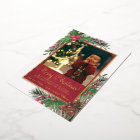 Rustique Holly & Pine Joyeux Noël Photo