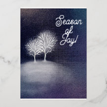 Saison de joie nuit argent paysage