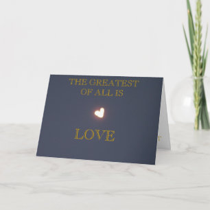 Carte de voeux en forme de coeur de lune