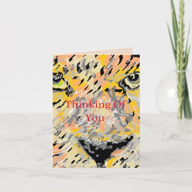 Carte de voeux : Encouragement (Devant)