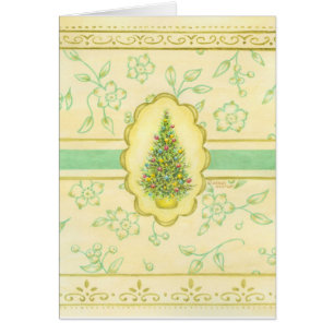 Carte de voeux envoûtante pour l'arbre de Noël