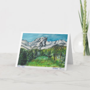 Carte de vœux Estes Park Montagnes Rocheuses