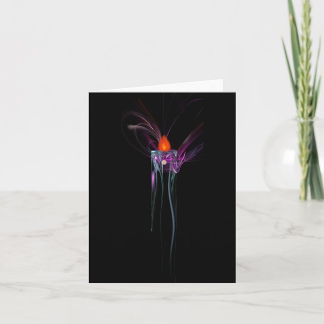 Carte de voeux et de notes pour flamme éternelle (Devant)