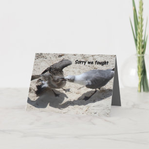 Carte de voeux - excuses