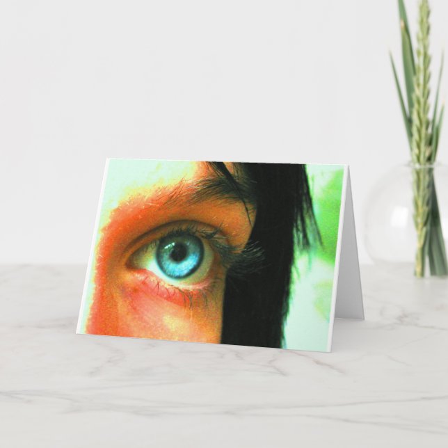 Carte de voeux Eye Miss You (Devant)