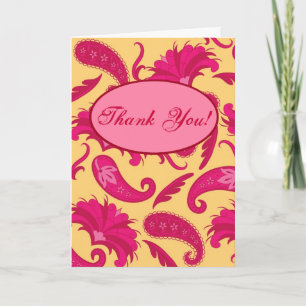 Carte de voeux faite sur commande jaune rose