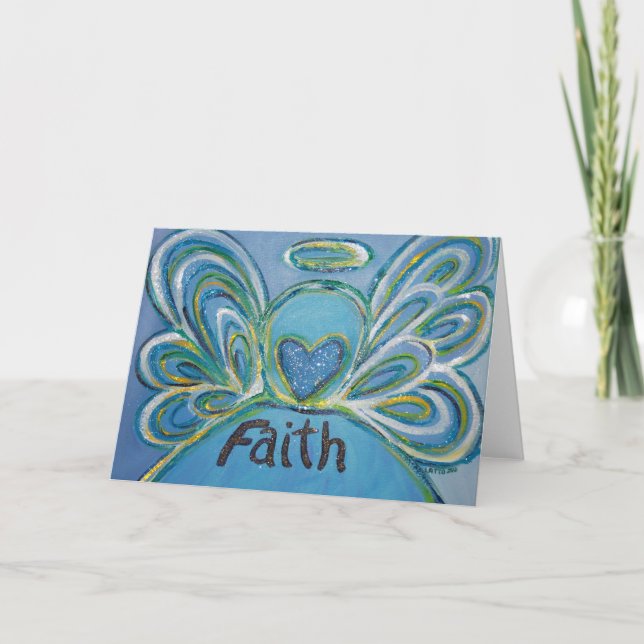 Carte de voeux Faith Angel (Devant)