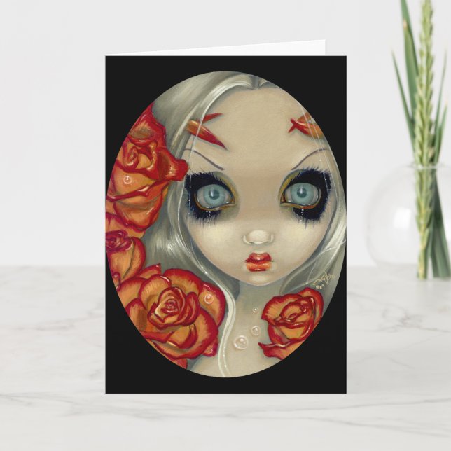 Carte de voeux "Fantôme d'un Rose" (Devant)
