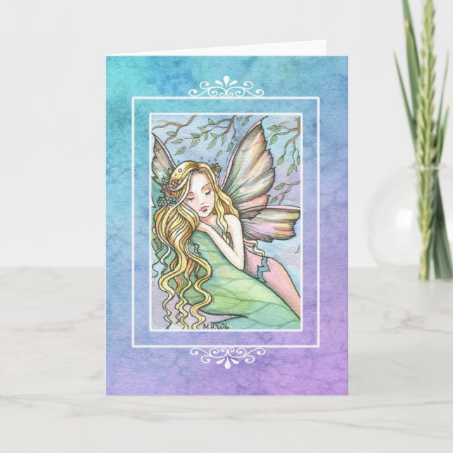 Carte de voeux Fée Sleepy (Devant)