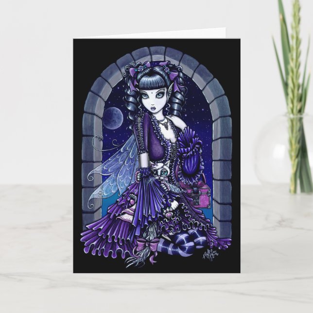 Carte de voeux féerique de "Mia" (Devant)