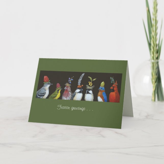 Carte de voeux festive (Devant)