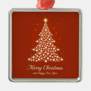 Carte de vœux festive de Noël avec décorations