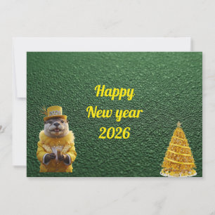 Carte de vœux festive : Envoi de bonnes vibrations