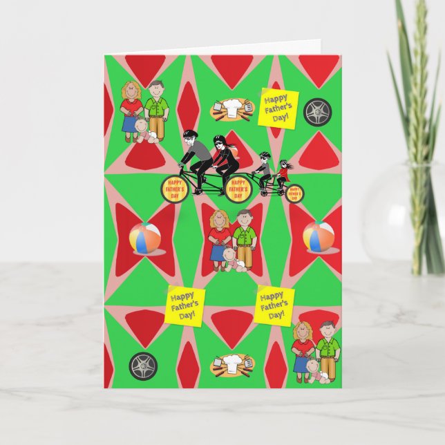 Carte de voeux fête des pères (Devant)