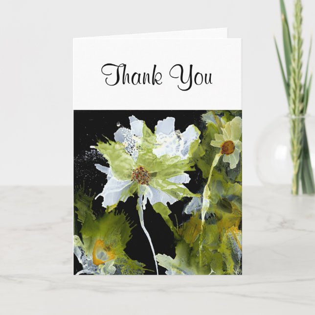 Carte de voeux Floral (Devant)
