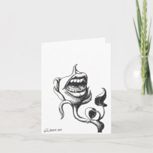 Carte de voeux Floral Plaintes