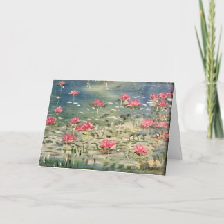 Carte de voeux florale "Adrift"