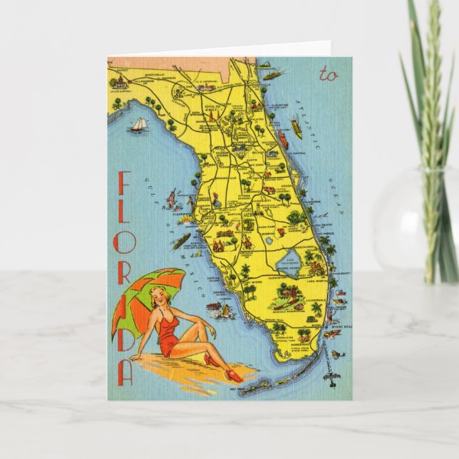 Carte de voeux Floride (Devant)