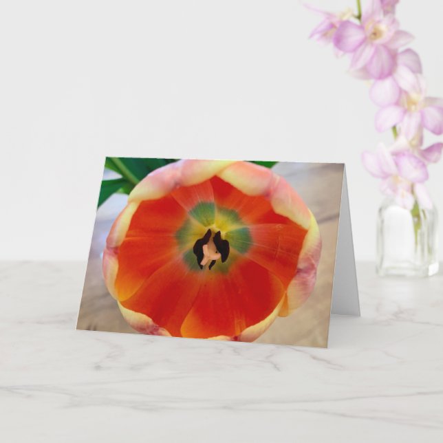 Carte de voeux Flower (Orchidée)
