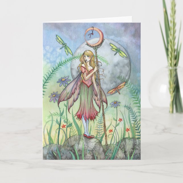 Carte de voeux Flower Grey (Devant)
