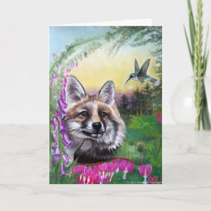 Carte de voeux Fox Love