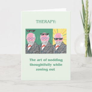Carte de voeux Freud Funny