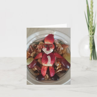 Carte de voeux Fruity Père Noël