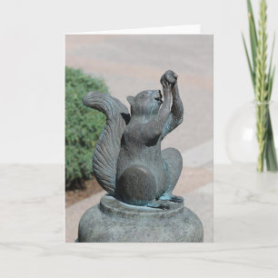 Carte de voeux Garden Squirrel