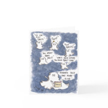 Carte de vœux Gâteau Fantomatique