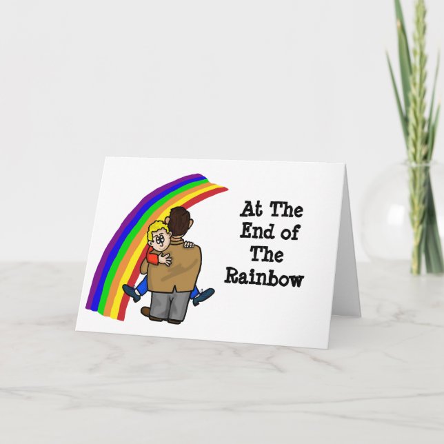 Carte de voeux Gay Couple Anniversaire Personnalis (Devant)