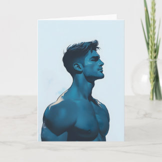Carte de vœux gay dans le crépuscule