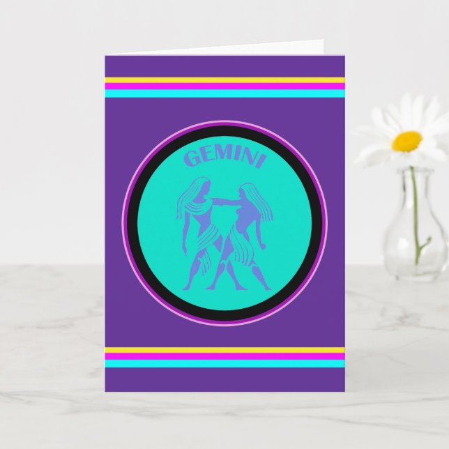 Carte de voeux Gemini (Petite plante)