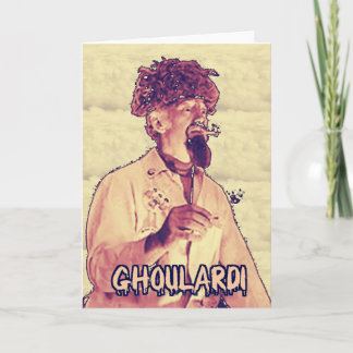 Carte de voeux Ghoulardi (Surreal 4) avec envelopp