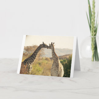 Carte de voeux Giraffe - Stick Your Neck Out