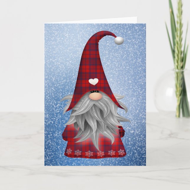 Carte de voeux Gnome (Devant)