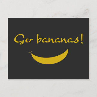 Carte de voeux Go Bananas