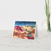 Carte de voeux Gold Dunes