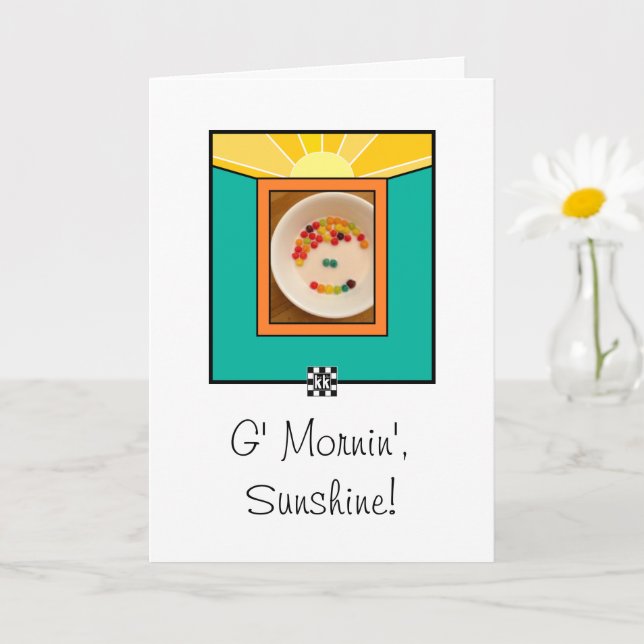 Carte de voeux Good Morning, Sunshine (Petite plante)