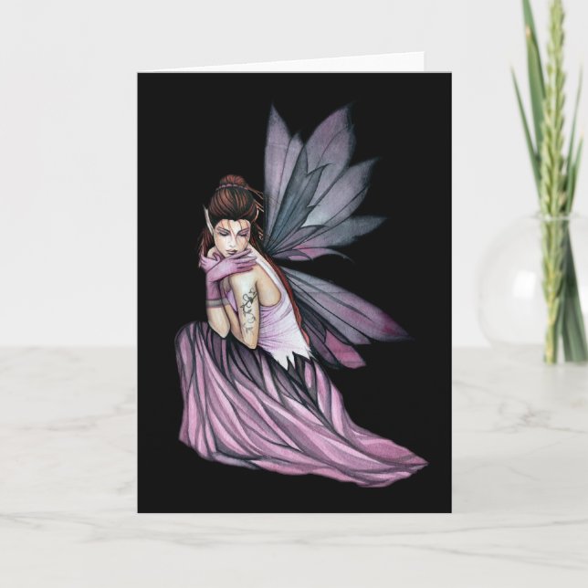 Carte de voeux Gothique Fairy par Molly Harrison (Devant)
