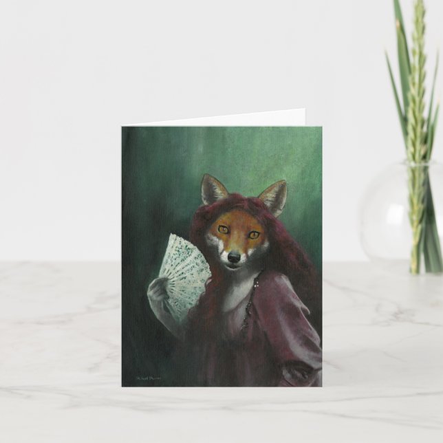 Carte de voeux Gothique Heroine Vixen (Devant)