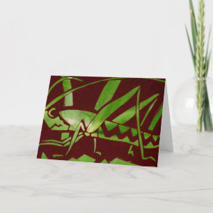 Carte de voeux Grasshopper
