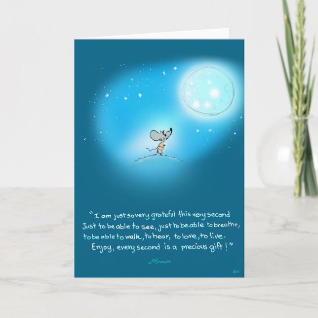 Carte de voeux "Gratitude" (Devant)