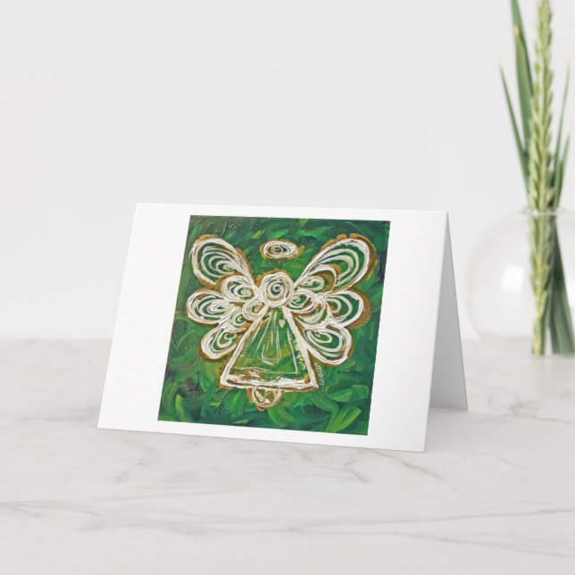Carte de voeux Green Angel (Devant)