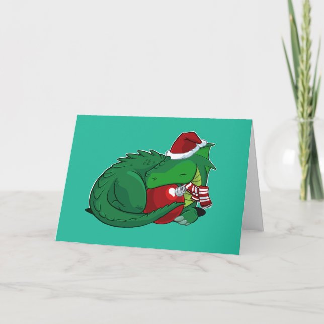 Carte de voeux Green Dragon Holiday Edition (Devant)