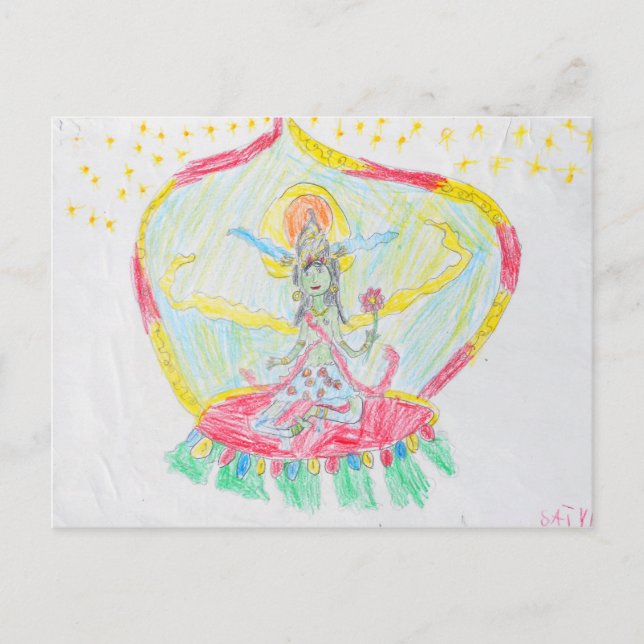 Carte de voeux Green Tara (Devant)