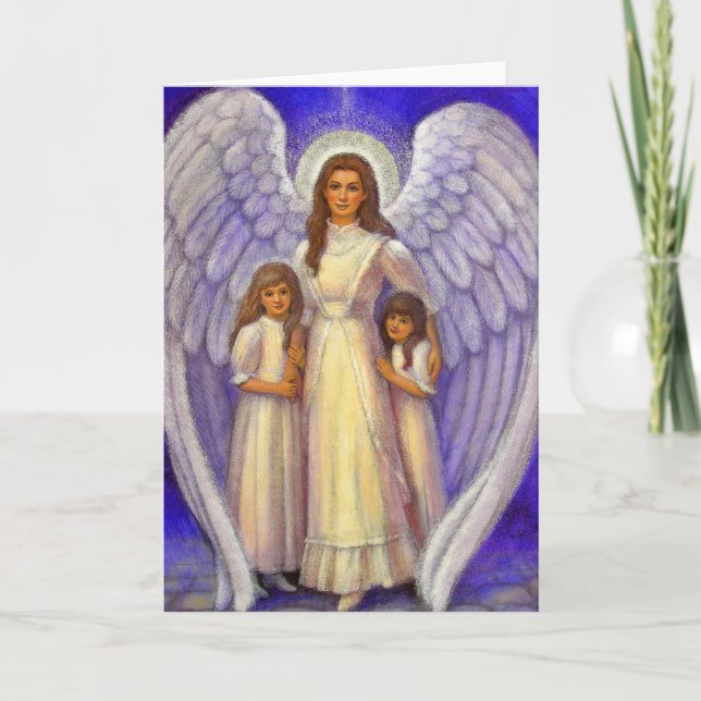 Carte de voeux Guardian Angel (Devant)
