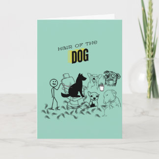 Carte de vœux Hair of the Dog