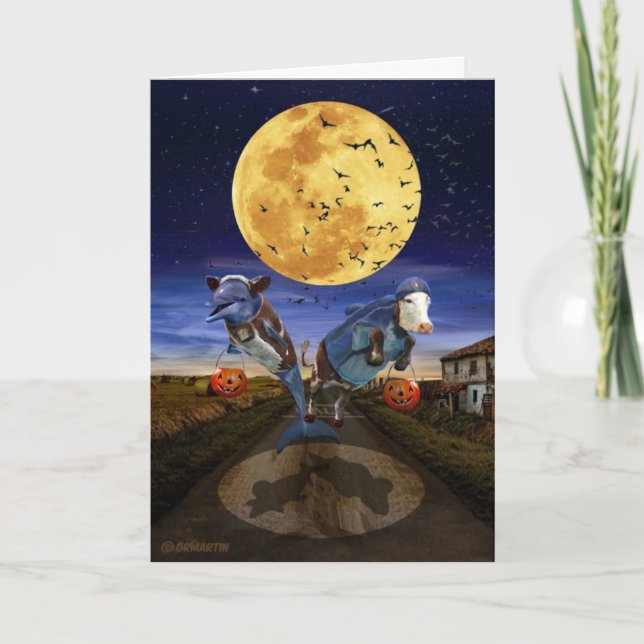 Carte de voeux Halloween (Devant)