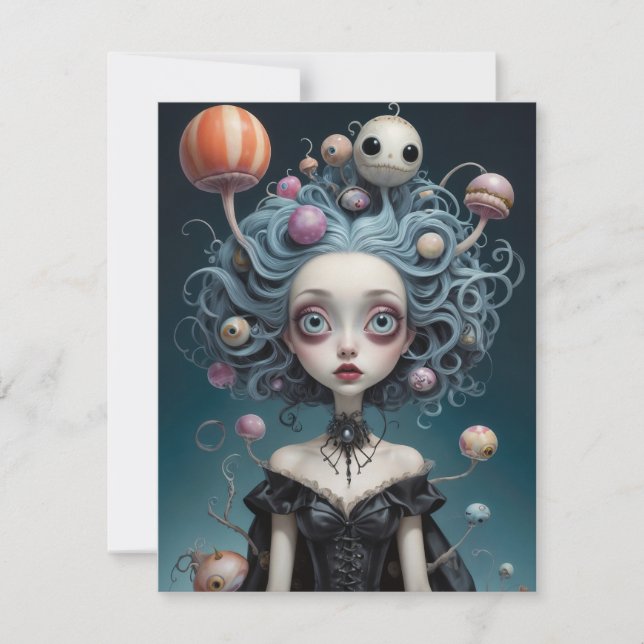 Carte de vœux Halloween (Devant)